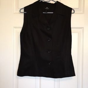 Limited lined black vest